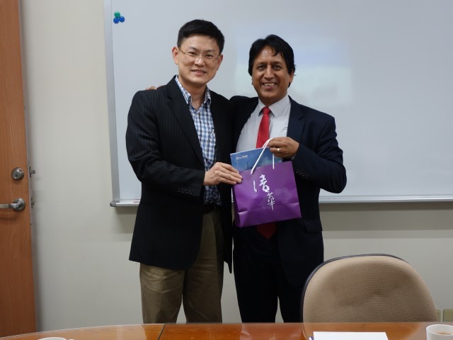 (Left) Prof. Chang (Right) Prof. Virk