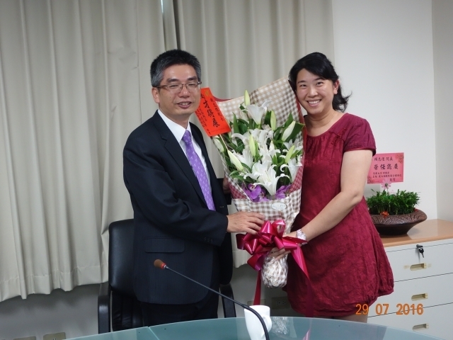 2016/07/29, Dean Lai Chih-Huang and Secretary Wang Pei-Lun