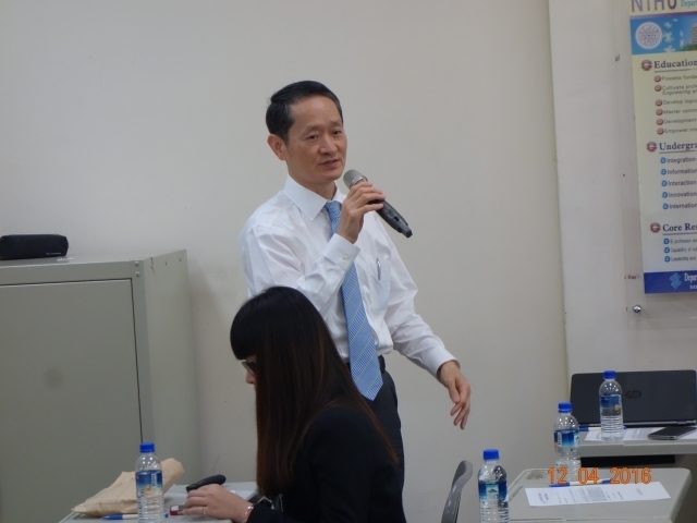 PIC. 2016/04/12. Speech, by Senior Director Liao Wen-Ying, LITE-ON Technology