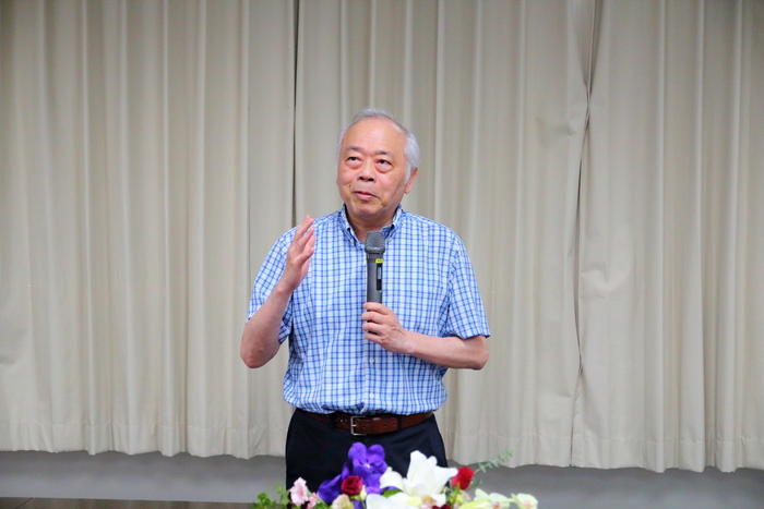 Acceptance Speech from Prof. Bai Ming-Sian.