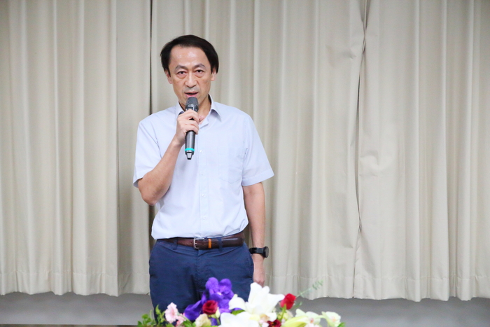 Acceptance Speech from Prof. Wang Yu-Lin.